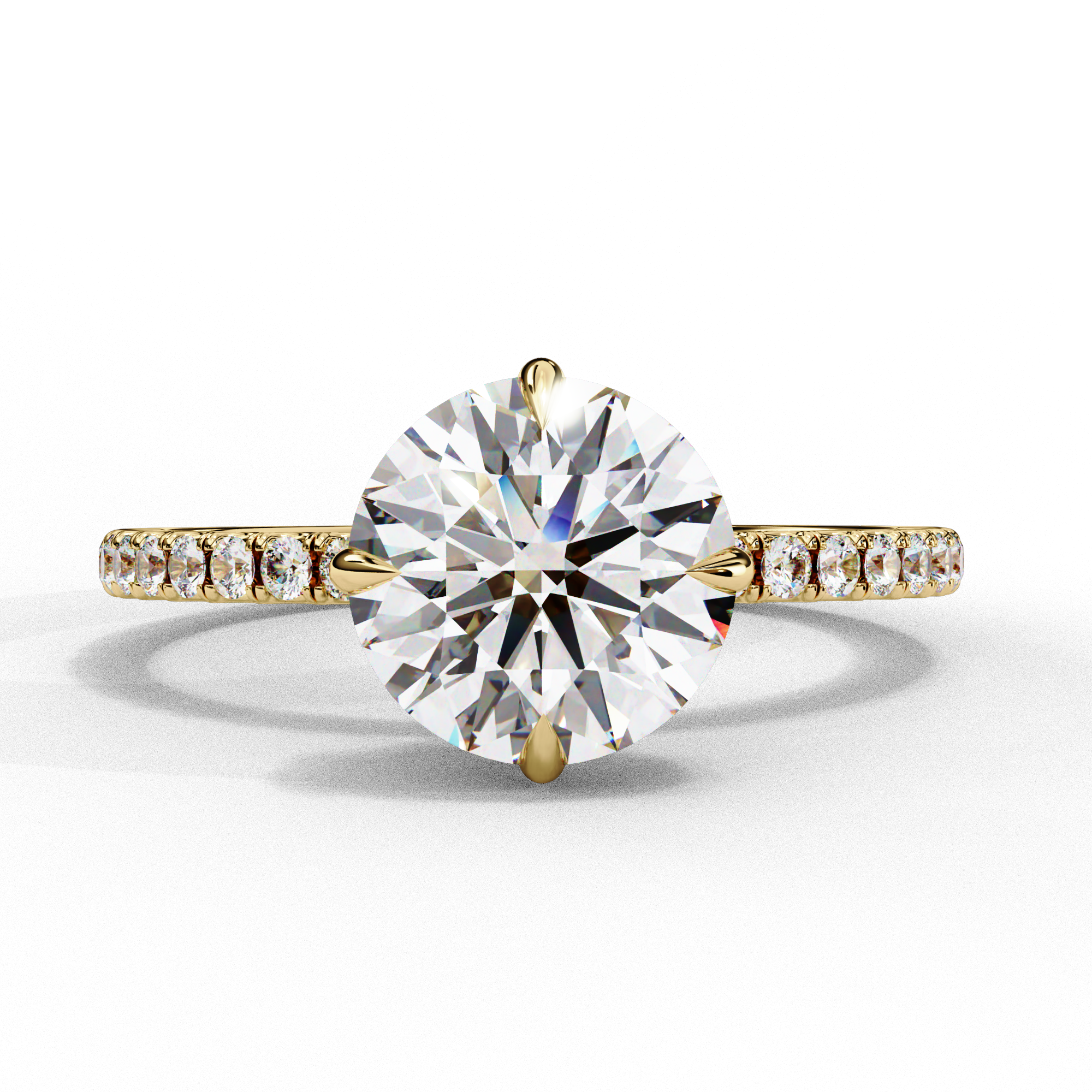 Solitaire Round Ring