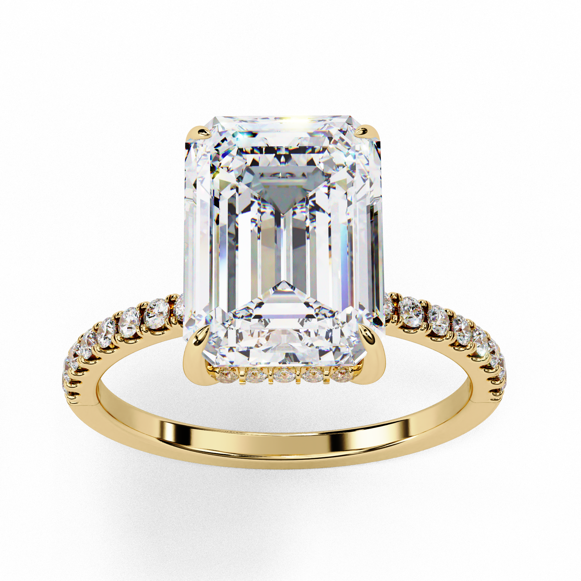 Emerald Solitaire Ring