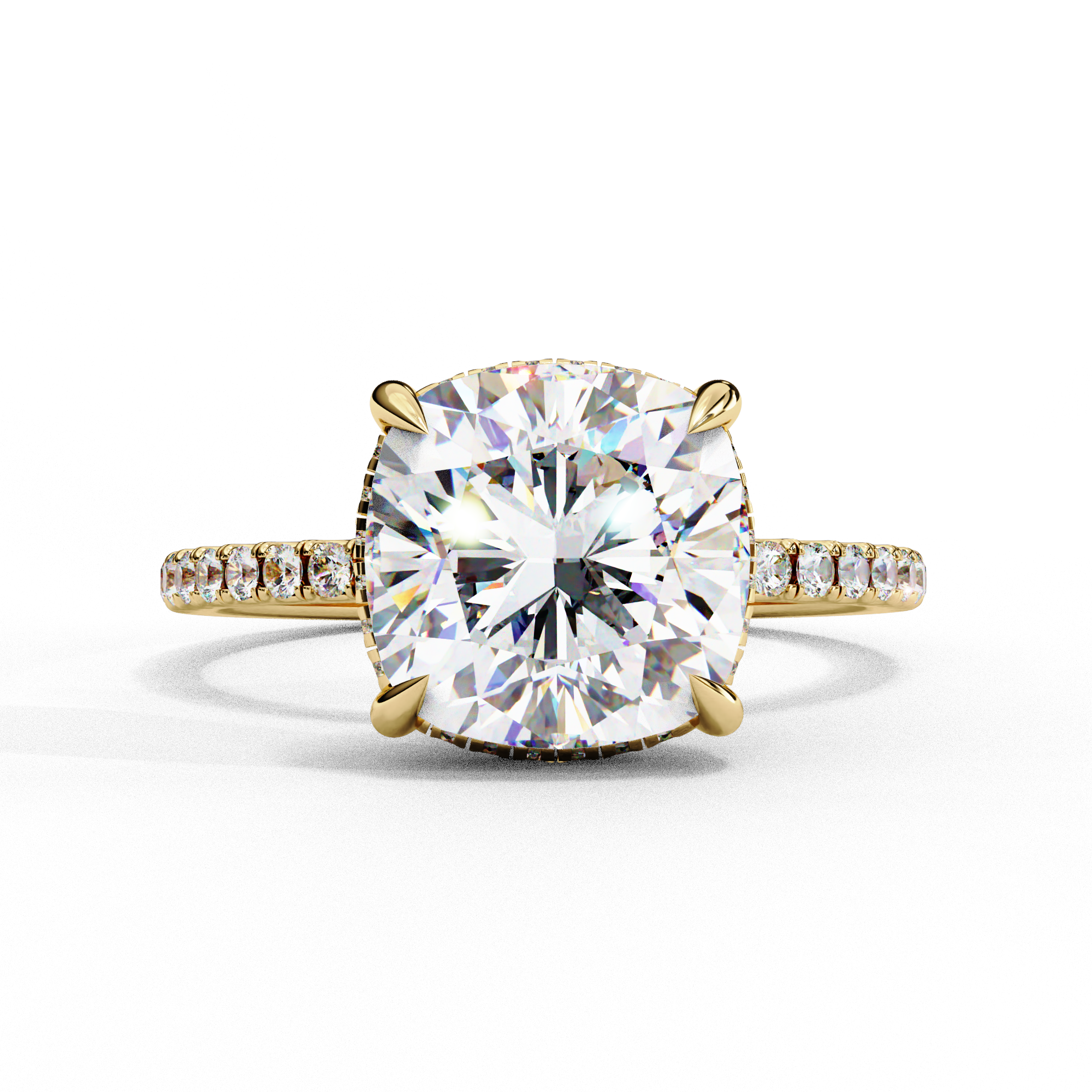 Solitaire Cushion Ring