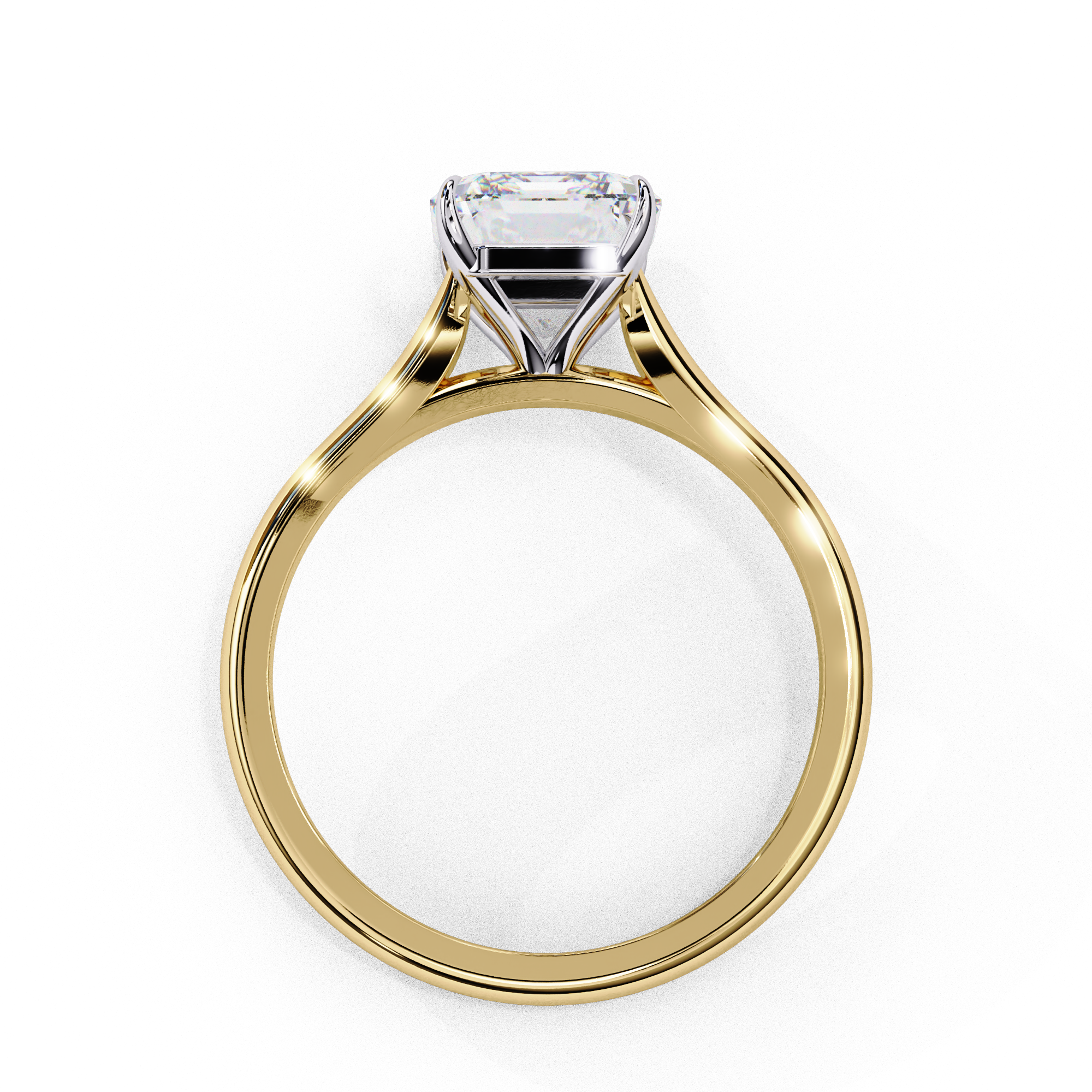 Emerald Solitaire Ring