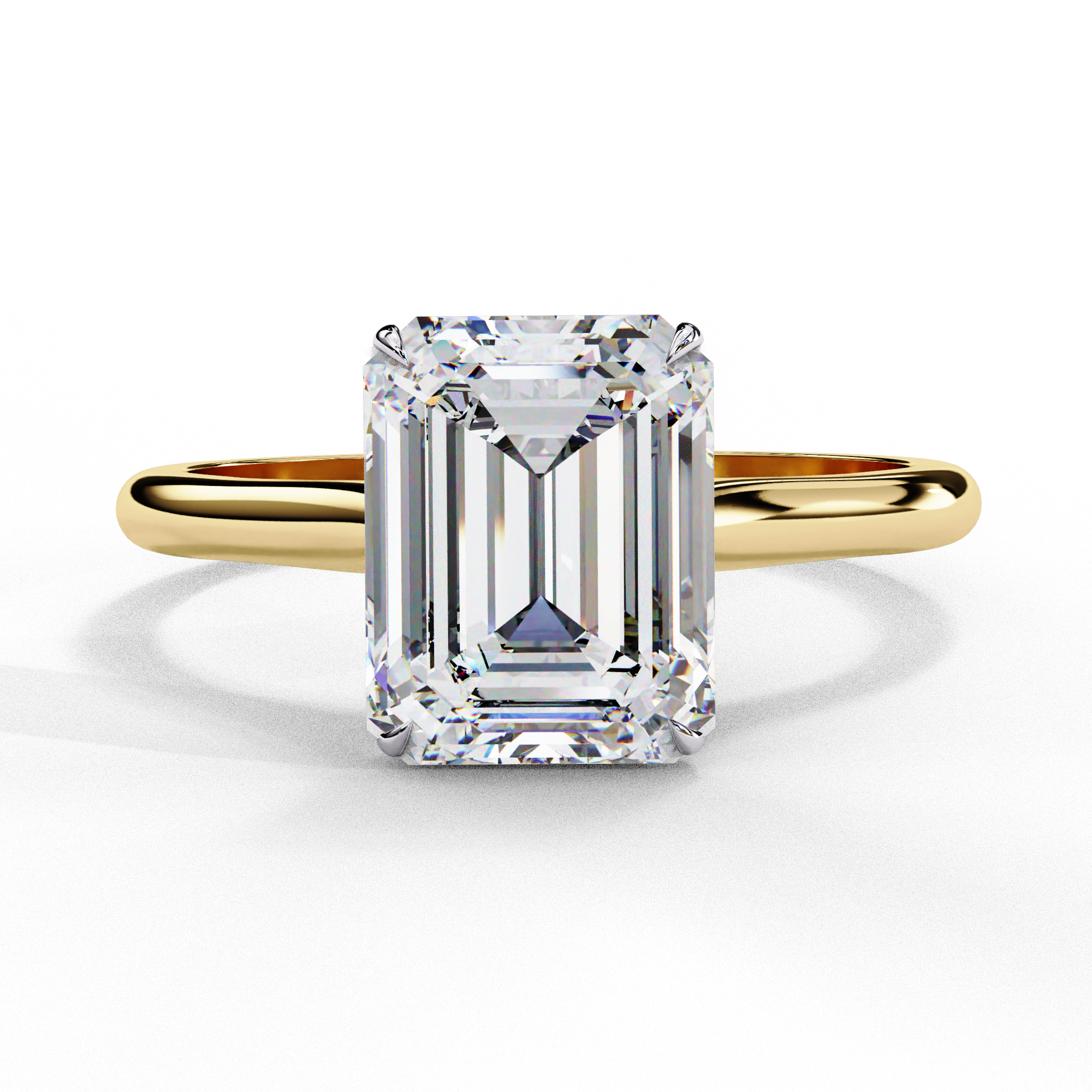 Emerald Solitaire Ring