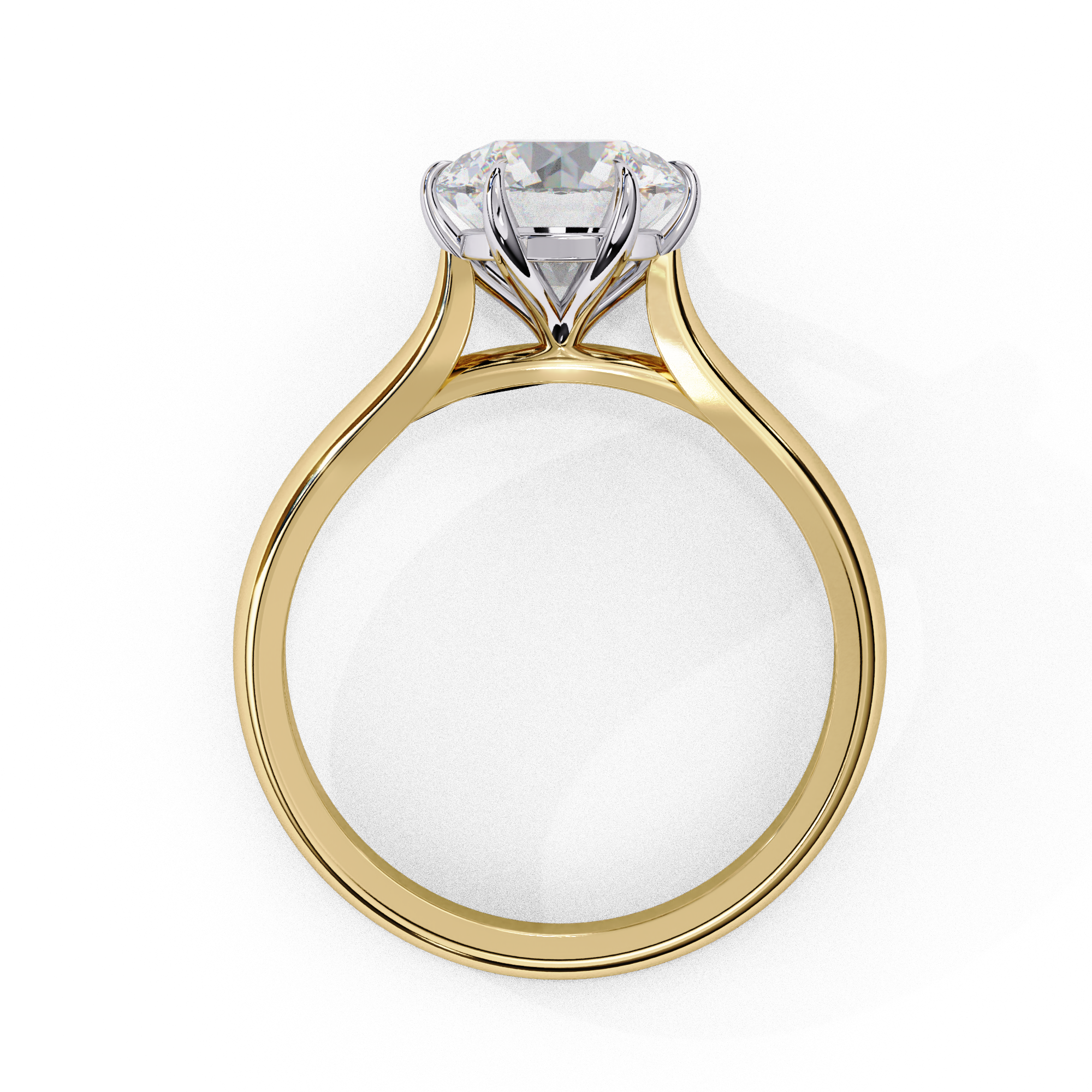 Solitaire Round Ring