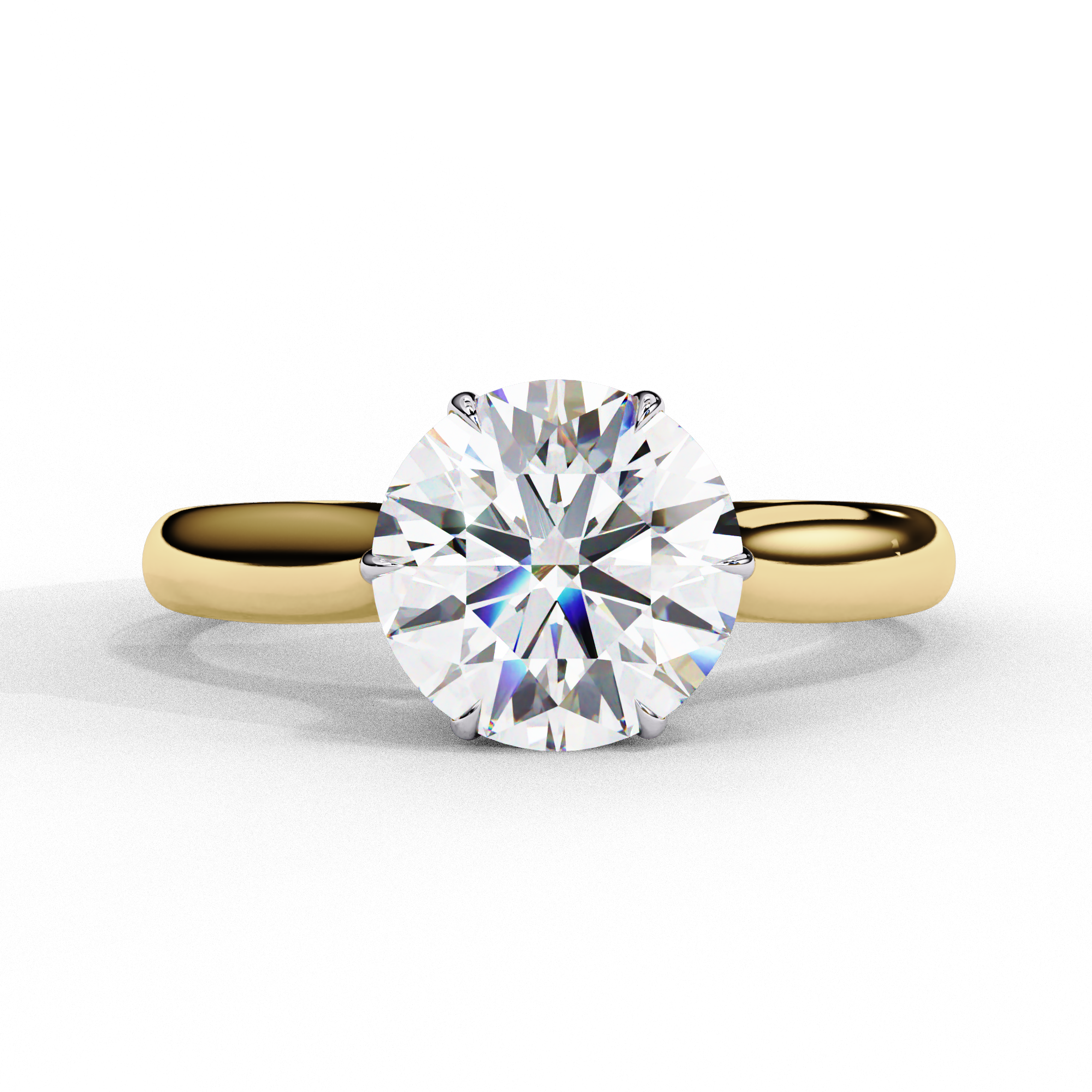 Solitaire Round Ring