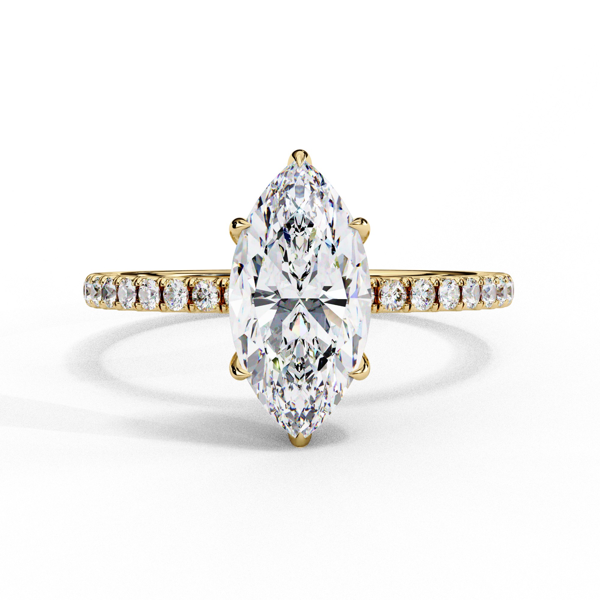 Marquise Solitaire Ring