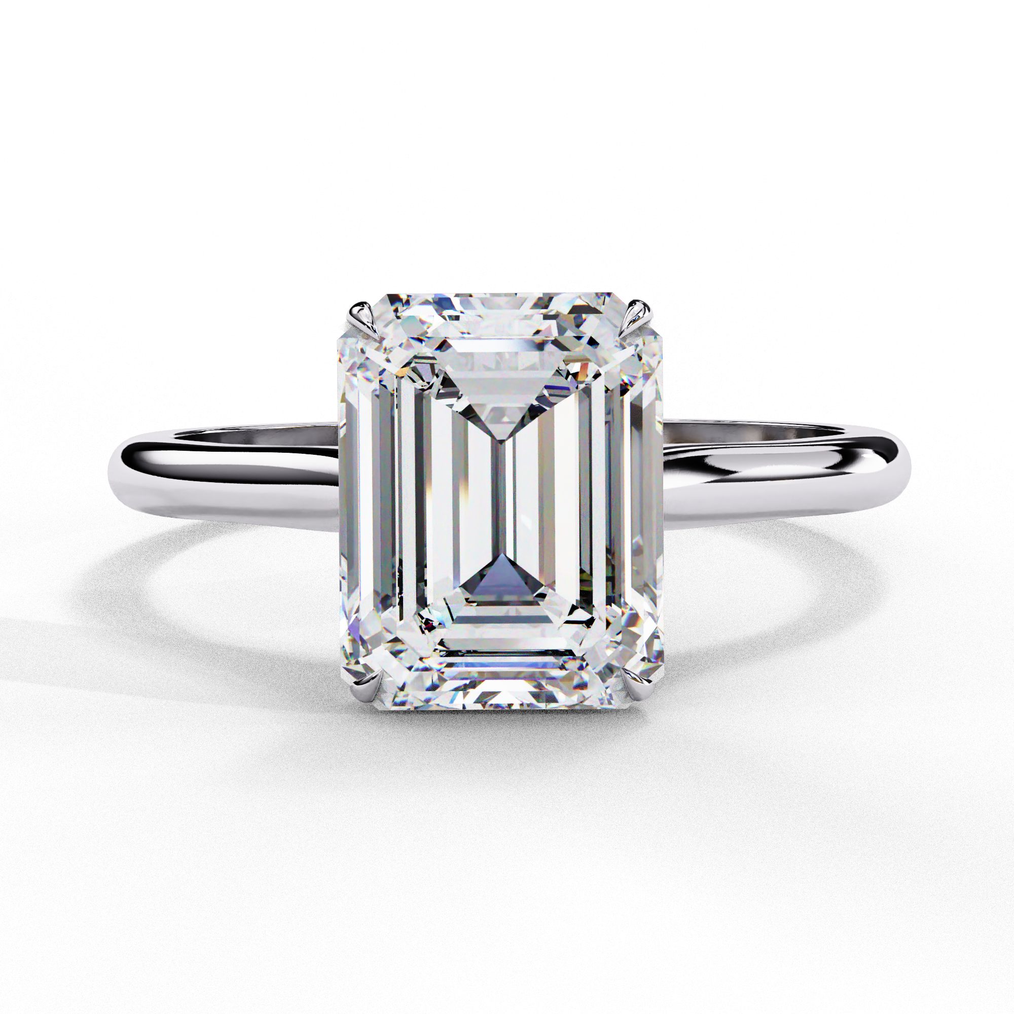 Emerald Cut Engagement Ring