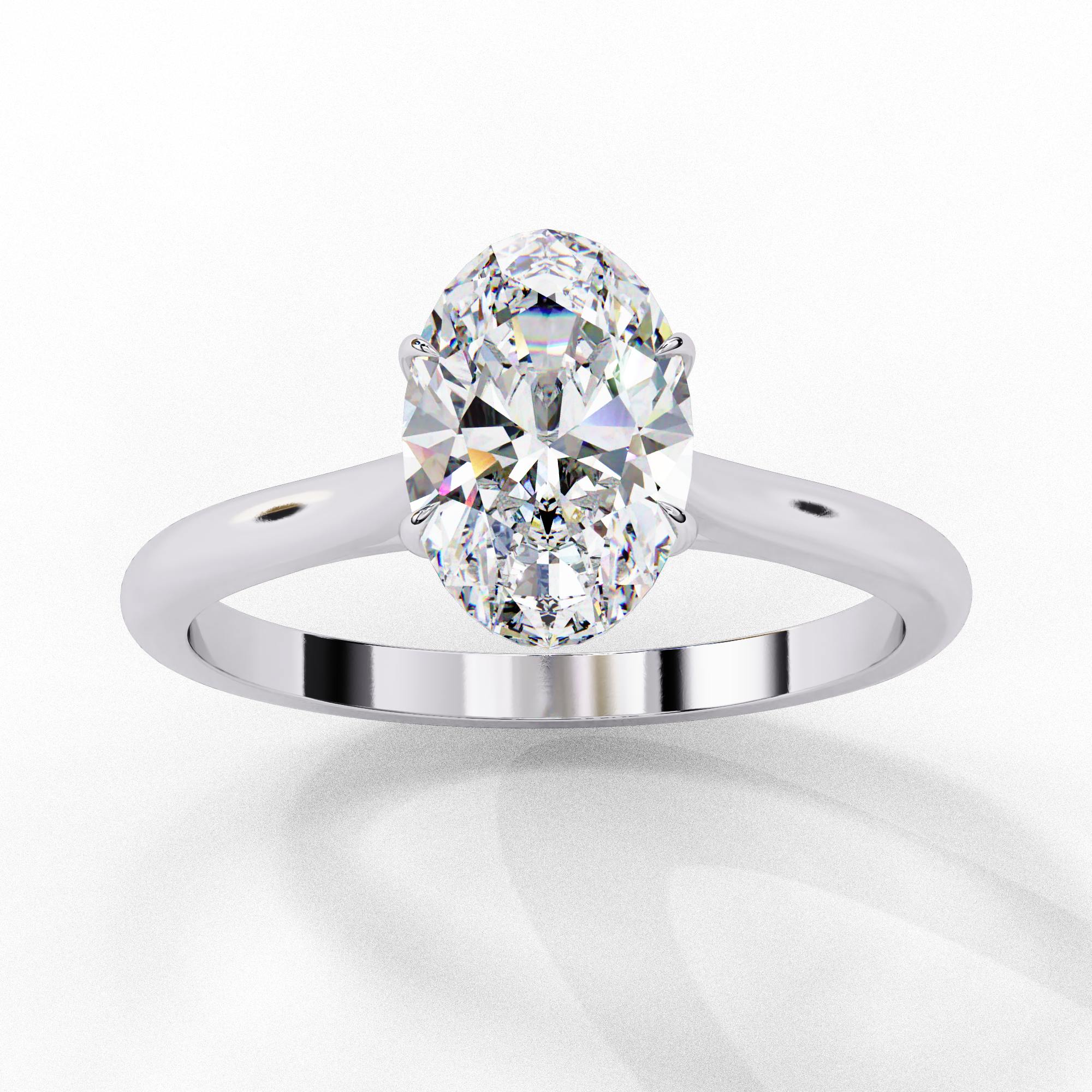 Oval Cut Diamond Engagement Ring